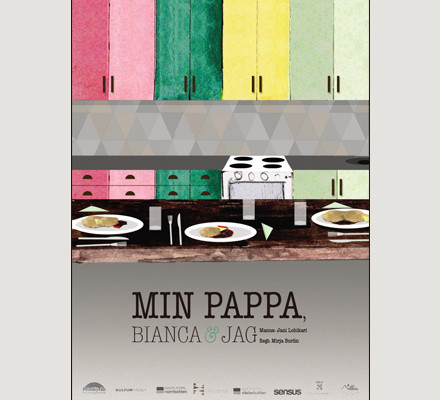 Affisch "Min pappa Bianca och jag"